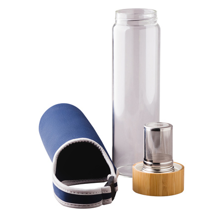 Szklana butelka z zaparzaczem herbaty Gourmet 600 ml | RD-R08273.42