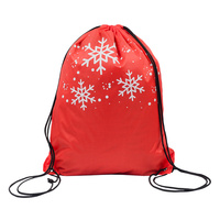 Worek na prezenty pod choinkę Glitter, czerwony | RD-X91031.08