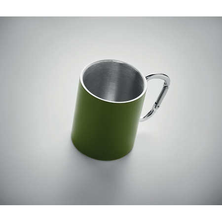 Metalowy dwuścienny kubek300ml | MO-MO6873-60