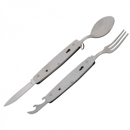Sztućce kempingowe stalowe PAMPLONA | EG-081603