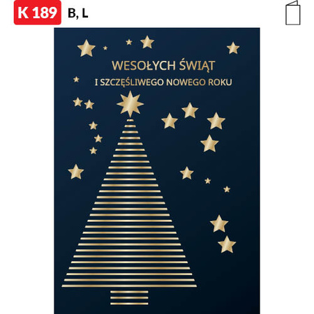 Karnet świąteczny CLASSIC | J-K 189