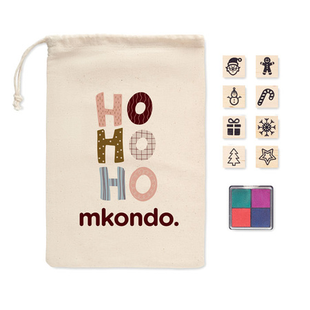 Drewniane pieczątki świąteczne STAMPIE | MO-CX1512-13