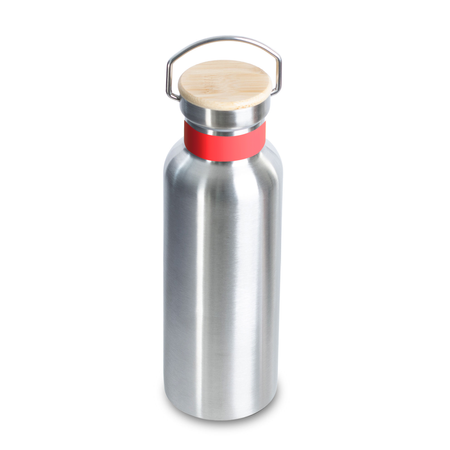 Stalowa termobutelka MELANIA, srebrny - 500 ml | PR-5083.09