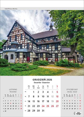 Kalendarz wieloplanszowy STANDARD – Niesamowita Polska | J-WP116