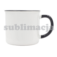Kubek z powłoką sublimacyjną Ars 400 ml, czarny | R85320.02