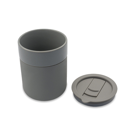 Kubek ceramiczny Caldo 370 ml, szary | RD-R85322.21