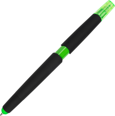 Długopis plastikowy z zakreślaczem touch pen | MC-1096529