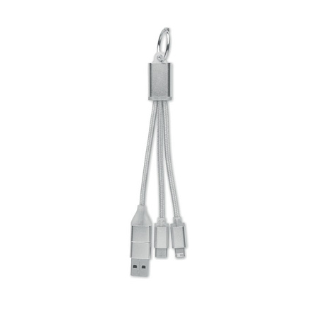 Kabel ładujący 4w1 typu C BLUE | MO-MO2141-14