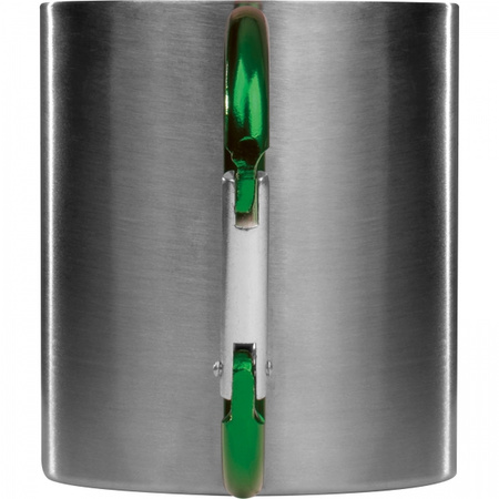 Kubek metalowy z karabińczykiem 200 ml | MC-8136709