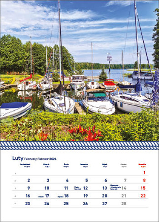 Kalendarz wieloplanszowy STANDARD – Warmia i Mazury | J-WP122