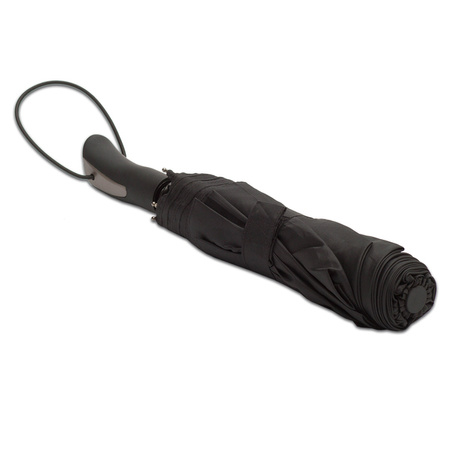 Składany parasol sztormowy VERNIER, czarny  | R07945.02