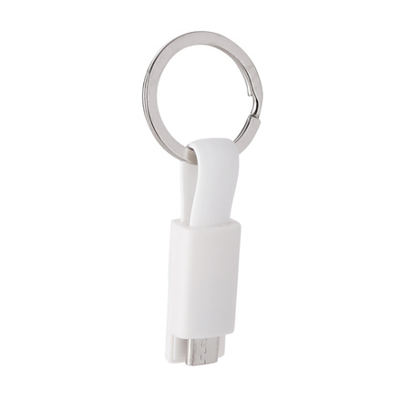 Brelok USB Hook Up, biały | R50176.06