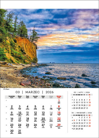 Kalendarz wieloplanszowy STANDARD – Nad Bałtykiem | J-WP 120