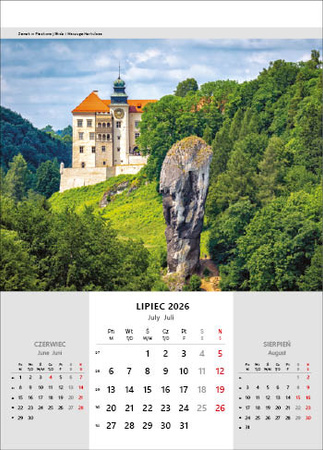 Kalendarz wieloplanszowy STANDARD – Niesamowita Polska | J-WP116