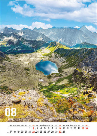 Kalendarz wieloplanszowy STANDARD – Polskie góry | J-WP117