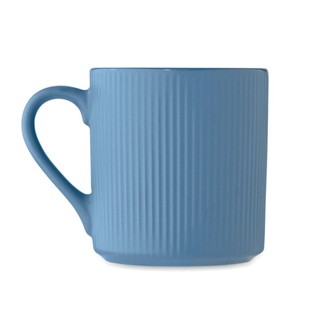 Kubek ceramiczny w prążki 340 ml RIBMUG | MO-MO2397-04