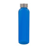 Kolorowa, szklana butelka Aqua Kuba 500 ml, niebieski  | R08176.04