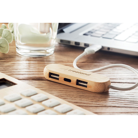 hub USB z podwójnym wejściem | MO-MO6848-40