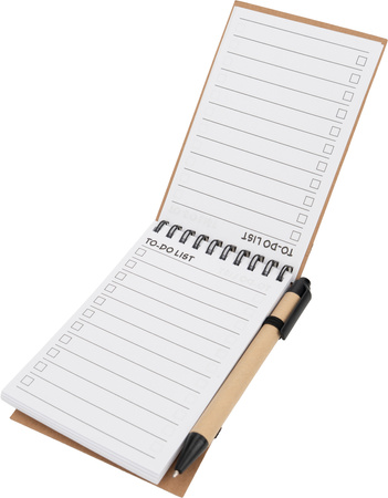 Notatnik w linie z długopisem | MC-2049703