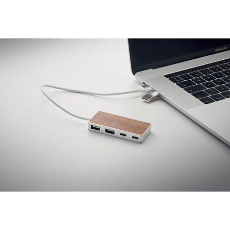 Hub USB 4 porty 27,5 cm | MO-MO2387-40