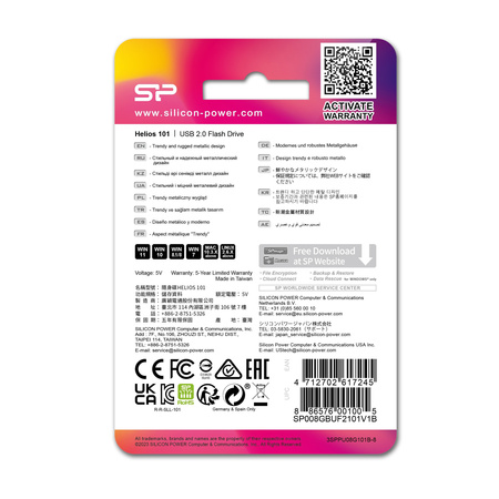 Pendrive Silicon Power Helios 101 2,0 | EG-EG 810224 16GB