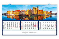 Kalendarz trójdzielny PANORAMICZNY – Gdańsk | J-TLZ 104