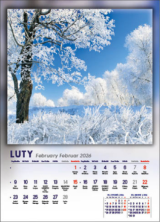 Kalendarz wieloplanszowy STANDARD – 4 pory roku | J-WP115