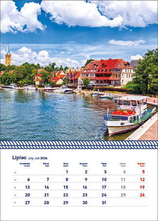 Kalendarz wieloplanszowy STANDARD – Warmia i Mazury | J-WP 122
