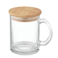 Szklany kubek 300 ml recykling | MO-MO2091-22