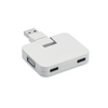 4-portowy hub USB SQUARE-C | MO-MO2254-06