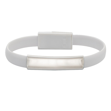 Bransoletka USB Bracelet, biały | R50189.06