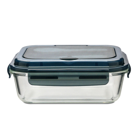 Szklany Lunchbox ze sztućcami 1000 ml Lagos | RD-R08444.02