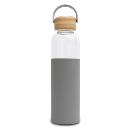 Szklana butelka Refresh 560 ml, szary  | R08272.21