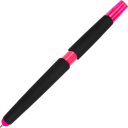 Długopis plastikowy z zakreślaczem touch pen | MC-1096511