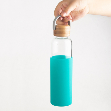 Szklana butelka Refresh 560 ml, zielony  | R08272.05