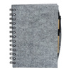 Notes z filcu Felt Now, szary | R08612