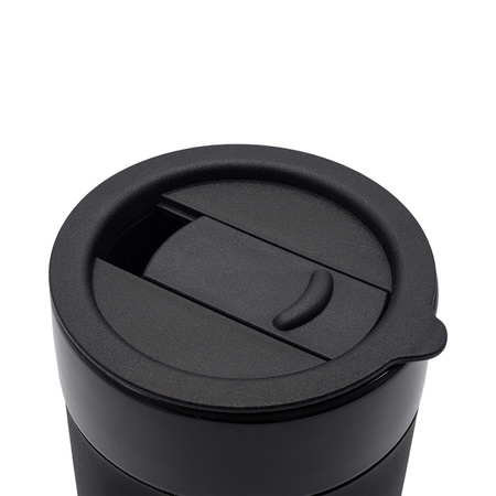 Kubek ceramiczny Caldo 370 ml, czarny | RD-R85322.02