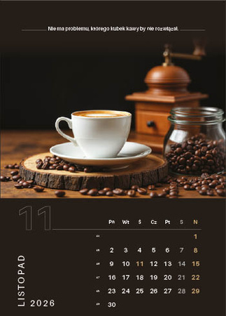 Kalendarz wieloplanszowy STANDARD – Kawa | J-WP134