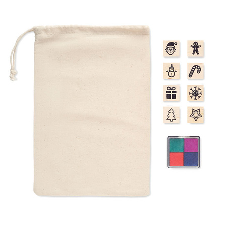 Drewniane pieczątki świąteczne STAMPIE | MO-CX1512-13