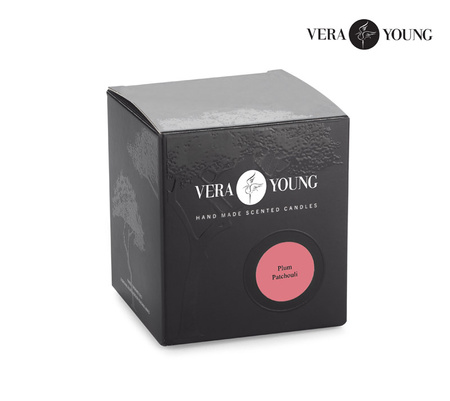 Świeca sojowa 170g - Plum & Patchouli - VERA YOUNG | BC-12102-19