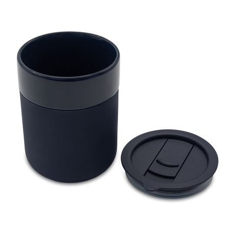 Kubek ceramiczny Caldo 370 ml, granatowy | RD-R85322.42