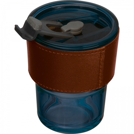 Kubek szklany ze słomką 320 ml | MC-8384444