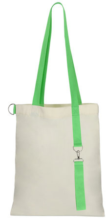 Torba na zakupy BAGSY White GLOW, zielony | PR-25006.04