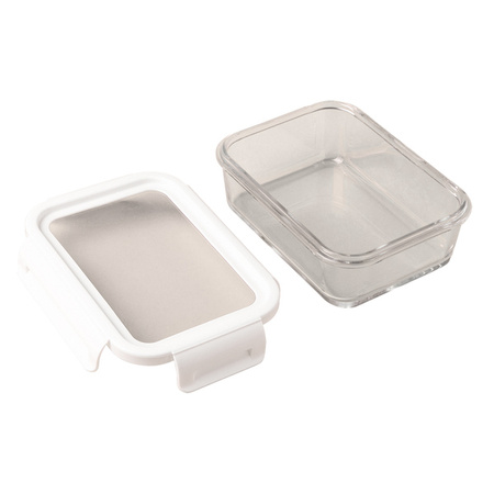 Lunch box Delect 900 ml, biały/transparentny | R08442.00