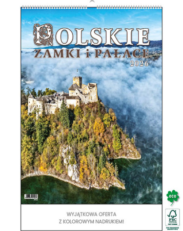 Kalendarz wieloplanszowy STANDARD – Polskie zamki i pałace | J-WP126