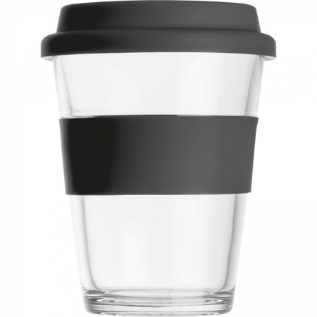 Kubek szklany z pokrywką 300 ml | MC-6257203
