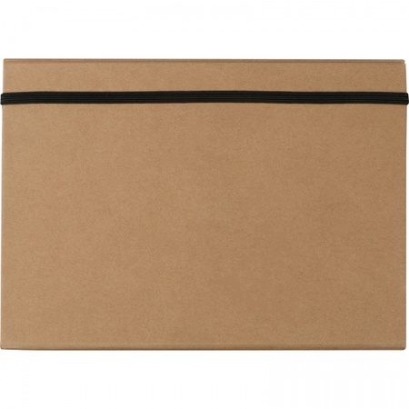 Folder z notatnikiem w linie i przyborami do pisania | MC-2119401