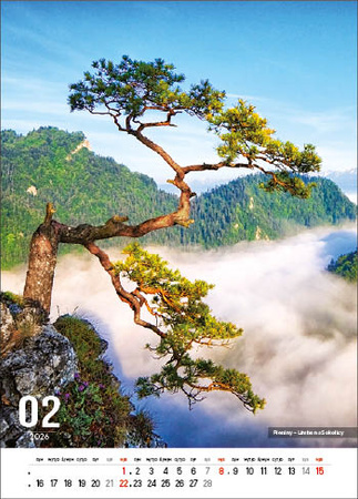 Kalendarz wieloplanszowy STANDARD – Polskie góry | J-WP117