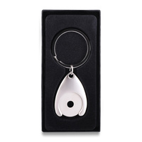 Metalowy brelok z żetonem Disc | RD-R73269.IIQ