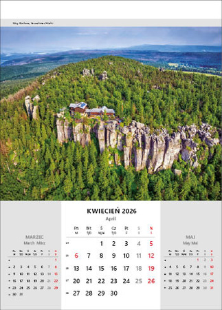 Kalendarz wieloplanszowy STANDARD – Niesamowita Polska | J-WP116